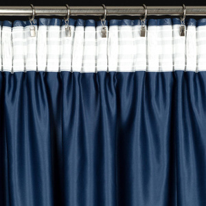 Zasłona 135 x 270 Dekoracyjna Scarlet Granatowy