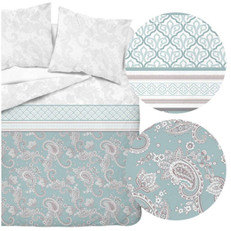 Pościel 220 x 200 3cz Flanela Bawełna Laura 4032A