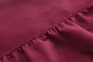 Prześcieradło Z Gumką Bolzano Bordo 90x200