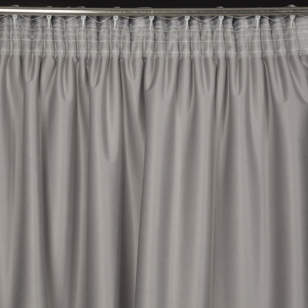 Zasłona 140 x 270 Welwet Taśma Mirela Srebrny