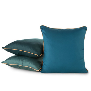 Decorative pillowcase 45 x 45 PREMIUM Sage + Gold