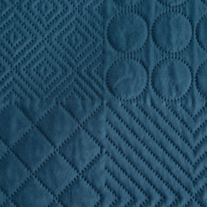 170 x 210 Quilted Decorative Bedspread Boni5 Navy Blue