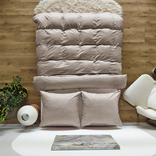 Pościel 220 x 200 3cz Mikrofibra w Pasy Eusebia Home 13