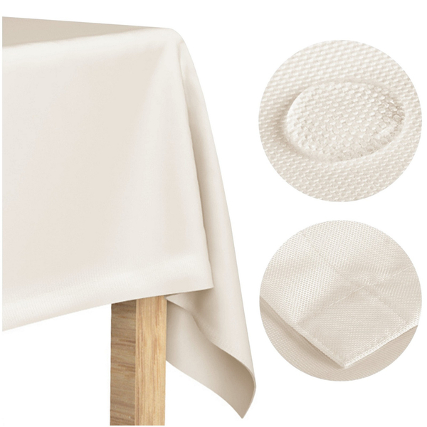 Obrus 130x180 Plamoodporny Klasyczny Elegant Krem