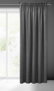 Curtain 140 x 270 Decorative Pierre Cardin Sibel Steel