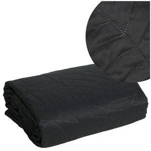 170 x 210 Quilted Decorative Bedspread Boni6 Black