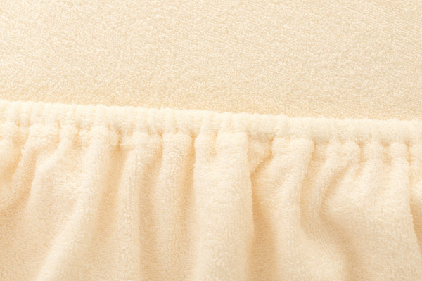 Terry sheet with elastic 018_D Ecru 70x140