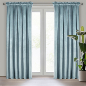 Curtain 135 x 270 Decorative Velvet Rosa Marine