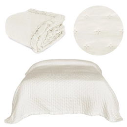 Narzuta 170 x 210 Pikowana Z Falbaną Celia 04