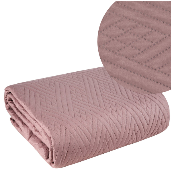 Bedspread 200 x 220 Quilted Decorative Boni4 Powder