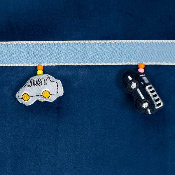 Zasłona 140 x 250 Dziecięca Przelotki Car1 Granat