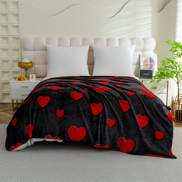 Koc 200 x 220 Mikrofibra Gładka Inger 09