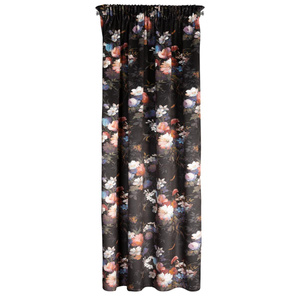 Zasłona 140 x 270 Dekoracyjna Taśma Karen Cza+Róż