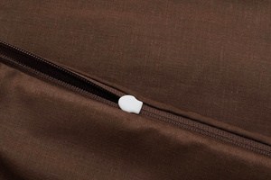 Cotton pillowcase 50 x 50 Solid Ola Brown