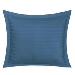 Poszewka 70 x 80 Satyna Bambus STRIPE CORNFLOWER