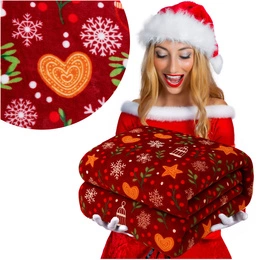 Koc 200 x 220 Mikrofibra Świąteczna Donato 12