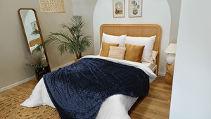 Blanket 200 x 220 Microfiber Embossed Plush Ala 3D Slice 03