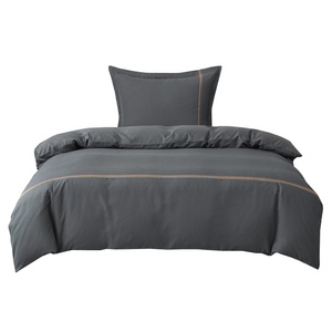 Pościel 140 x 200 2cz Gładka Z Haftem Lumera 09