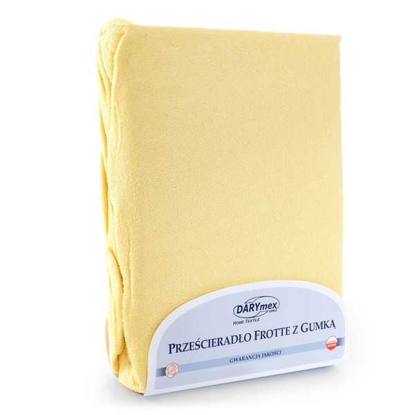 Prześcieradło Frotte z Gumką 004_D Słoneczny 80x180