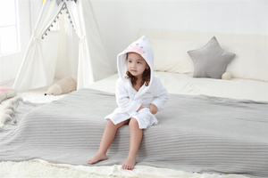 Children's Bathrobe with Hood S 110 Princess
