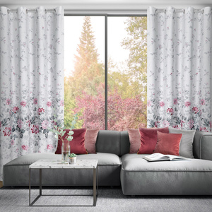 Curtain 140 x 250 Decorative Lea Sliders Sr+Pink