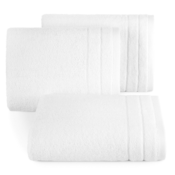 Ręcznik 70 x 140 Bawełna Damla 01 500 g/m2 Biel