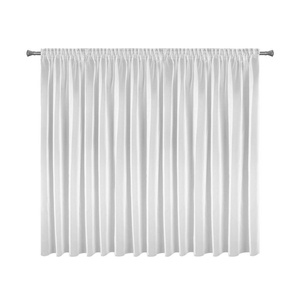 Decorative Curtain Esel On Tape 350 x 150 White