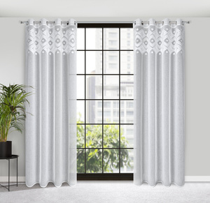 Curtain 140 x 250 Decorative Estera White