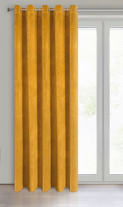 Curtain 140 x 250 Ready Decorative Villa1 Mustard