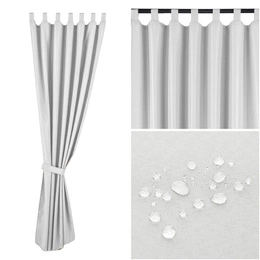 Zasłona 155 x 200 Ogrodowa Wodoodporna Rune B09