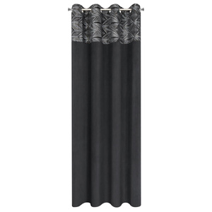 Zasłona Dekoracyjna Arianna 140 x 250 Czarny