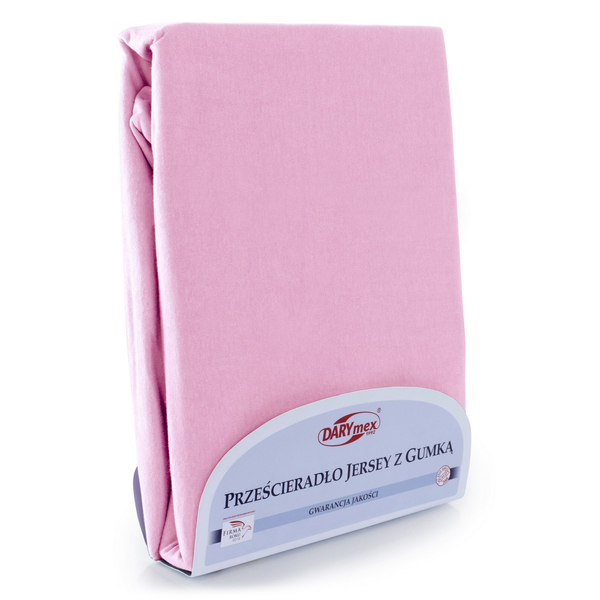 Prześcieradło Jersey z Gumką 040_D Wrzos 200x220