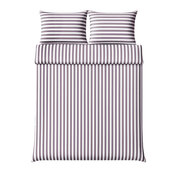 Pościel 220 x 200 3cz Mikrofibra w Pasy Eusebia Home 02