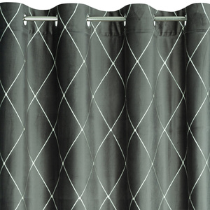 Pierre Cardin Margo Silver Curtain 140 x 250 Slipcover