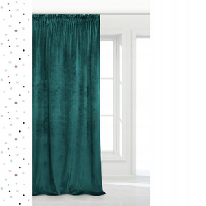 Curtain 140 x 270 Decorative Velvet Soft Turquoise