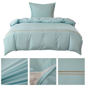 Pościel 140 x 200 2cz Gładka Z Haftem Lumera 11