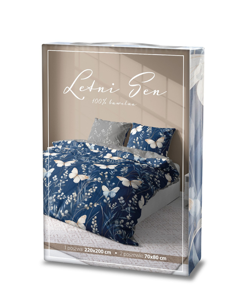 Bedding 160 x 200 3pc Cotton Summer Sleep 025