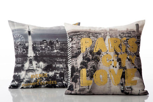 Paris Decorative Pillowcase 8 40 x 40 White