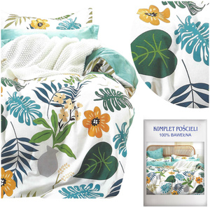 Pościel Satyna Bawełniana nr A1414 160x200NP 3 części