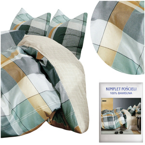 Bedding 200 x 220 3pc Satin Cotton No. A1576