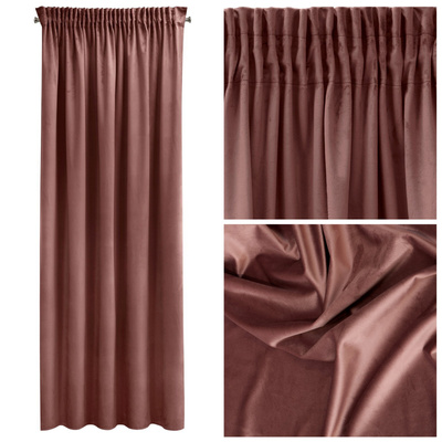 Zasłona 140 x 270 Dekoracyjna Pierre Cardin Sibel C.Róż