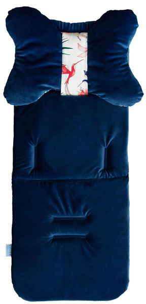 Nakładka do Wózka Bawełniana + Poduszka Iris 06