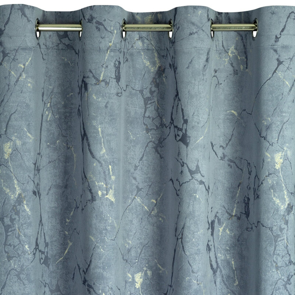 Zasłona Velvet Wera 140 x 250 Przelotka Grafitowy