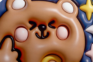 Magic 11 3D Non-Slip Absorbent Bathroom Mat