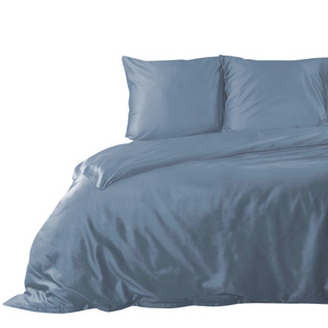 Bedding 160 x 200 3pc Satin Nova3 Blue
