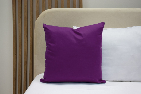 Cotton pillowcase 70 x 80 Single Ola Plum Purple