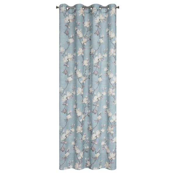 Zasłona Dekoracyjna Luna 140 x 250 Przelotka Szary