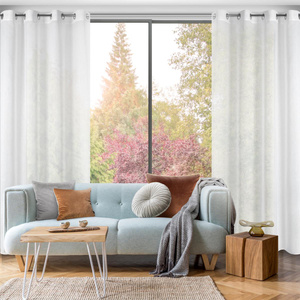 Decorative Curtain Margo 140 x 250 White Drawers