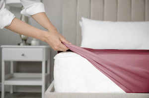 90 x 200 Jersey sheet with elastic Janet 12