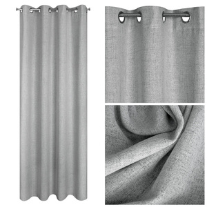 Decorative Curtain Linda 140 x 250 Spun Gray
